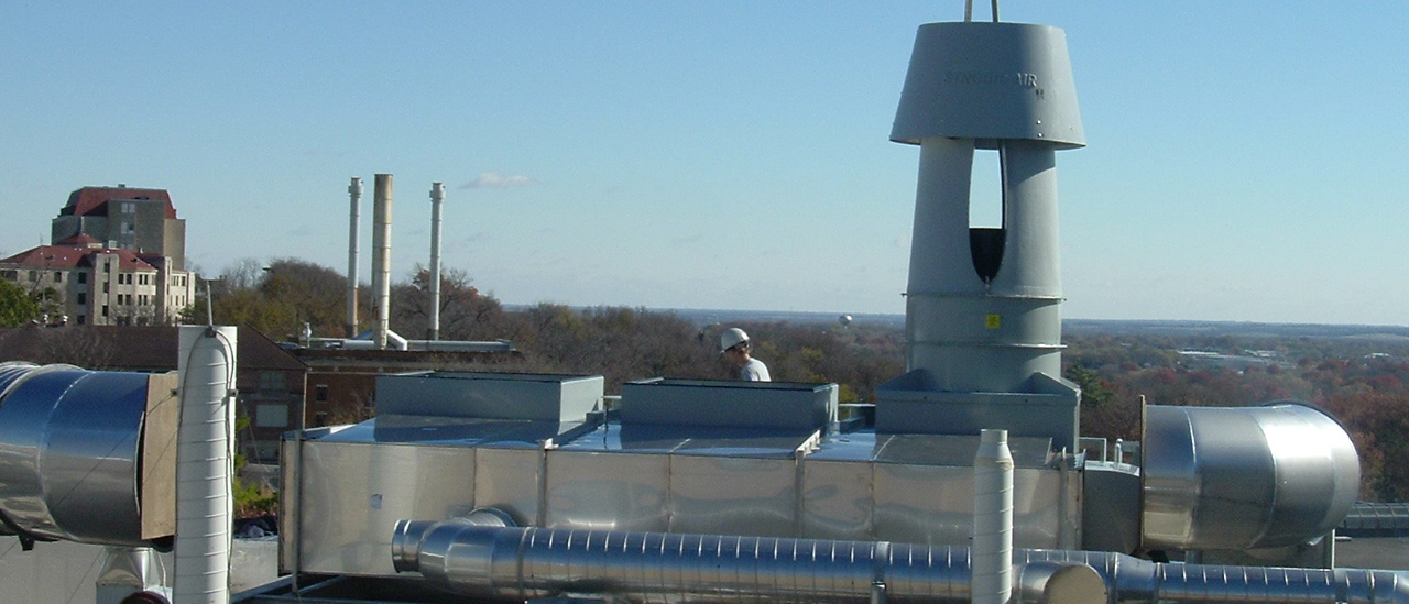 University of kansas-ganged exhaust