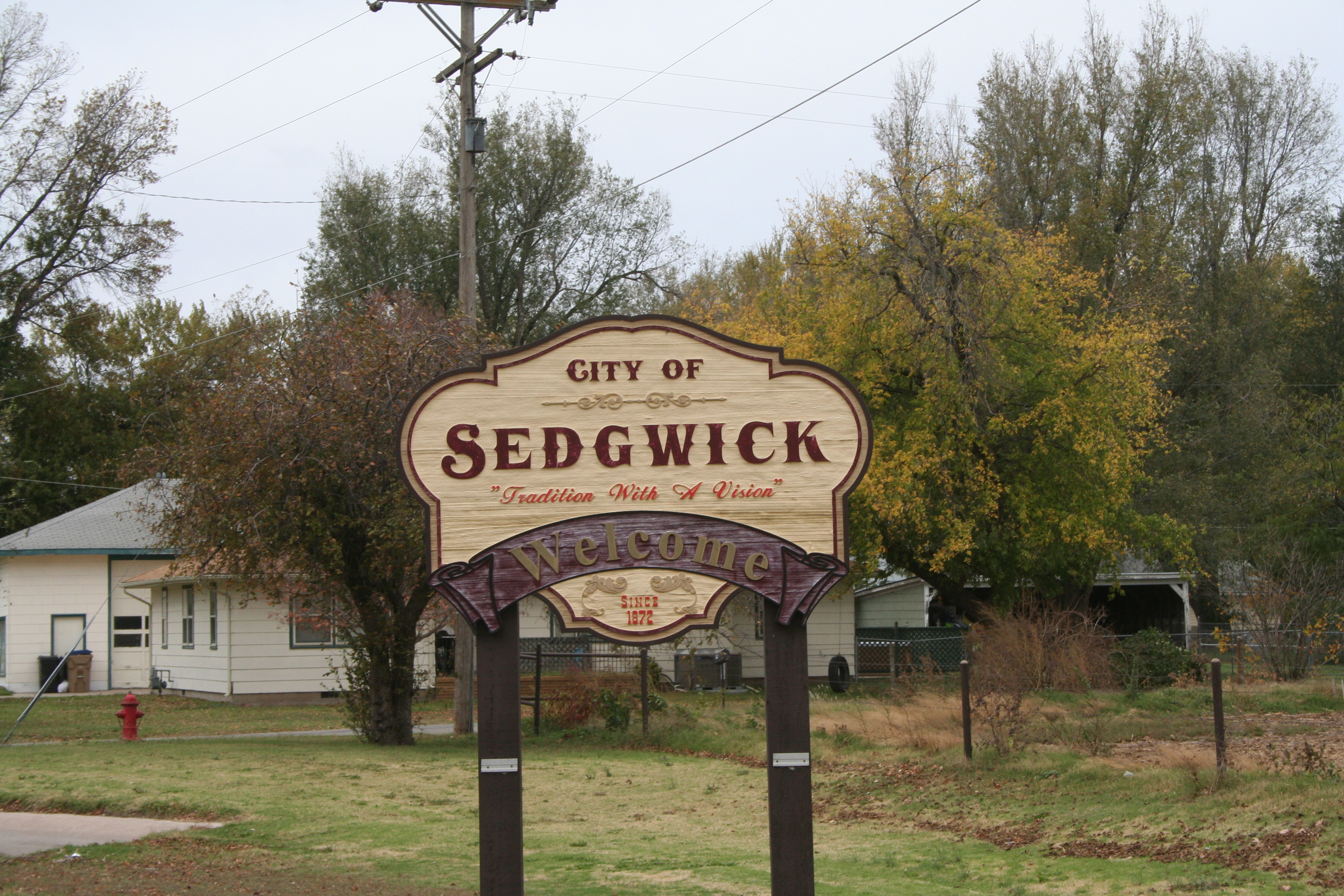 City of sedgwick sign (4)