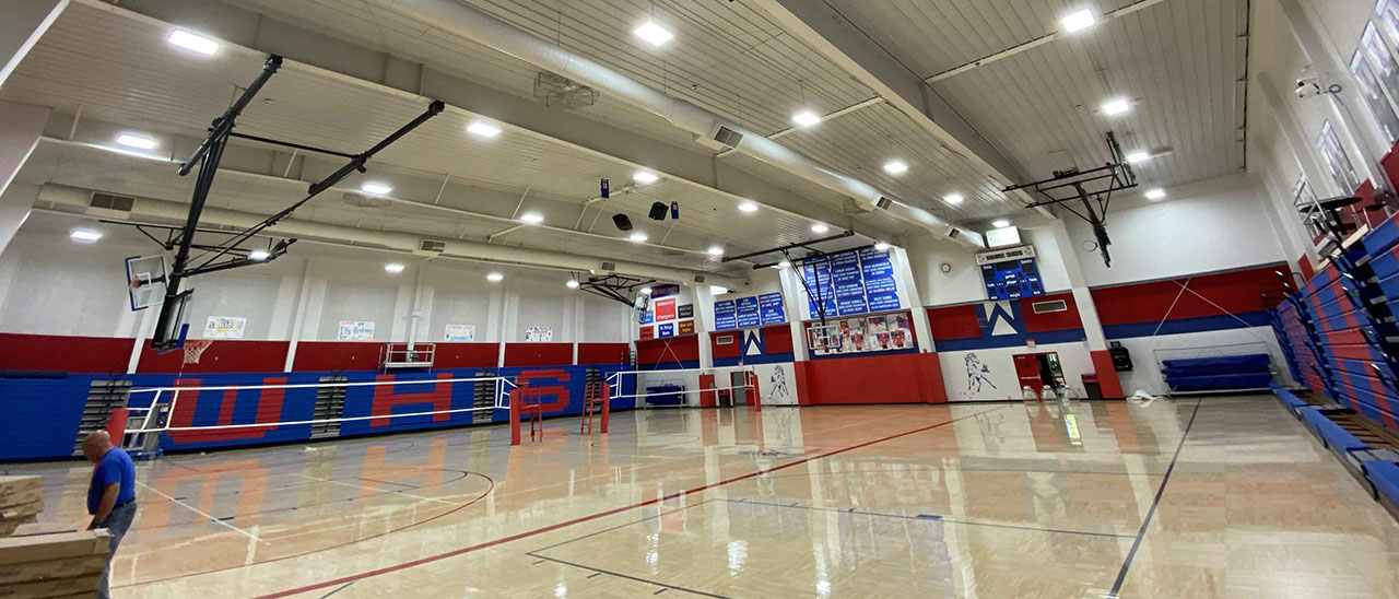Wabaunsee gym new lighting web