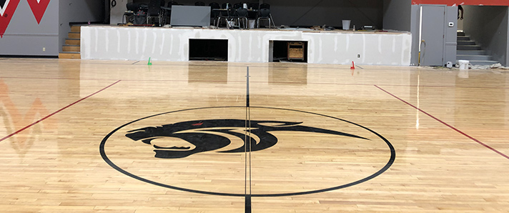 NorthWoodGym_construction